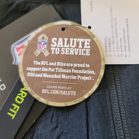 Chicago Bears NFL Football Salute To Service Full Zip-Up Jacket Mens Small - Picture 9 of 10